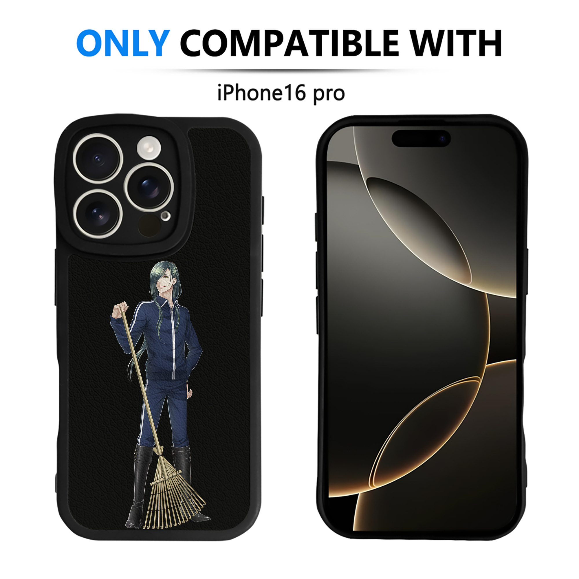 （画像用） 刀剣乱舞 Touken Ranbu 【iPhone 16シリーズ対応】シリコンスマホケース（レザー調） 材質：シリコン